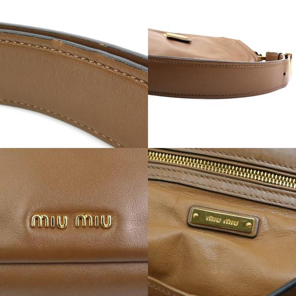 Miu Miu Shoulder Bag brown leather - Picture 5 of 5
